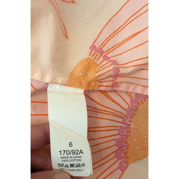 Kate Spade Pink Floral Grand Daisy Wrap Dress Size 6 - Picture 4 of 8